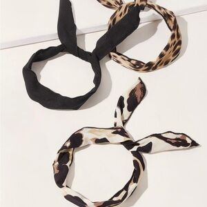 Headbands animal print tie headbands cheetah headband
